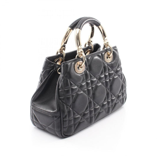 Dior Handbag 95.22 Small 2-Way Black Leather