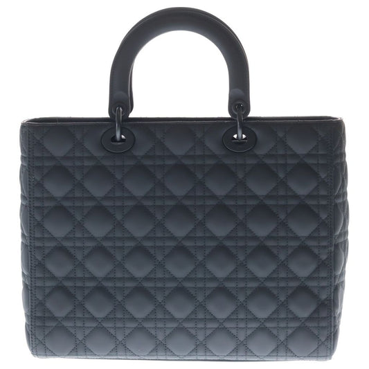 Dior Lady Large Cannage Leather Black Handbag