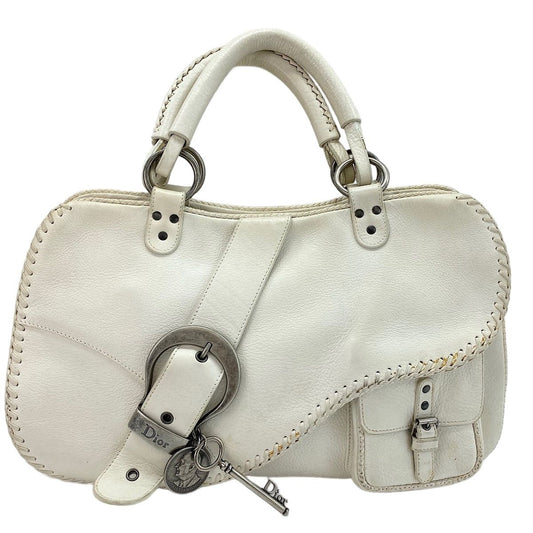 Dior Handbag Gaucho White