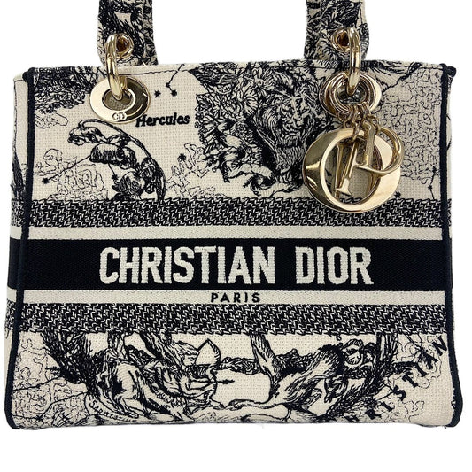 Dior Handbag Lady Embroidery 2-Way