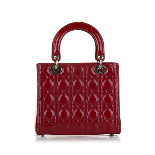 Dior Lady Dior Leather Mini Handbag