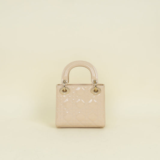 Dior Lady Dior Leather Handbag Style 106