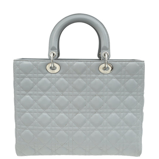 Dior Lady Dior Leather Handbag Style 62