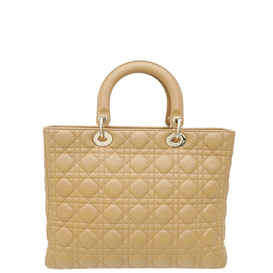 Dior Lady Dior Leather Handbag Style 46