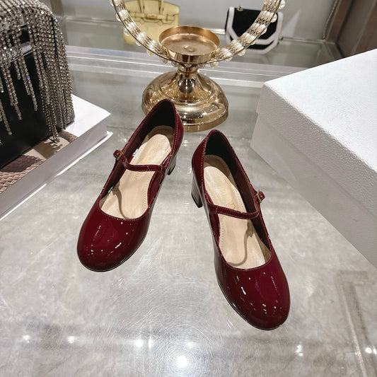CD 26 Lolita High-Heeled 40 Red Patent Leather 592217