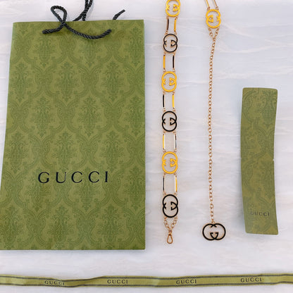 Gucci 2026 Interlocking G Chain Belt 201708