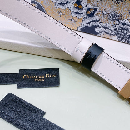Dior 2026 D-Fence Reversible Belt 20mm Calfskin