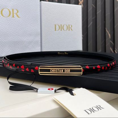 Dior 2026 ID Belt 15mm Smooth Calfskin