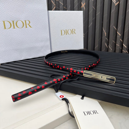 Dior 2026 ID Belt 15mm Smooth Calfskin