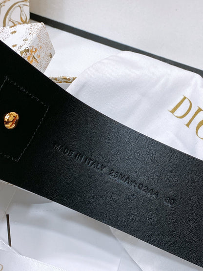 cd nolita belt black lambskin gold buckle