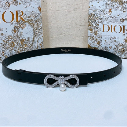 Dior 2026 Le Nœud de Dior Belt 1.8cm Calfskin