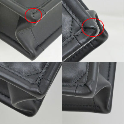 Dior Book Tote Handbag Mini Shoulder Macro Kana Jukafu Black Whp