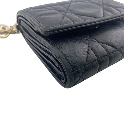Dior Compact Wallet Lady Trifold Handbag