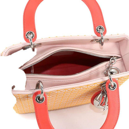 Dior 2-Way Bag Leather Main Item: Pink Orange