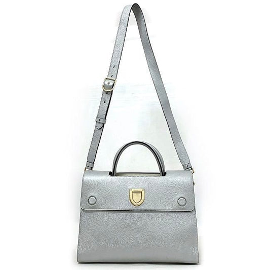 Dior 2-Way Bag Silver Gold