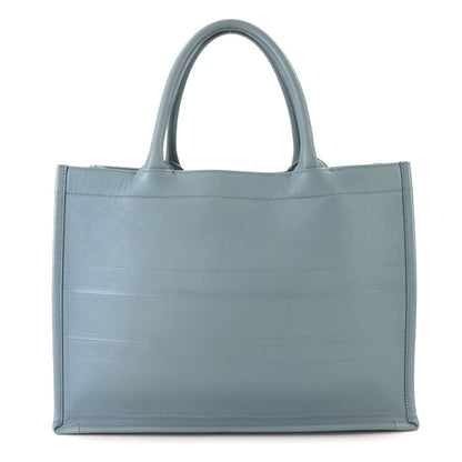 Dior Book Tote Leather Gray