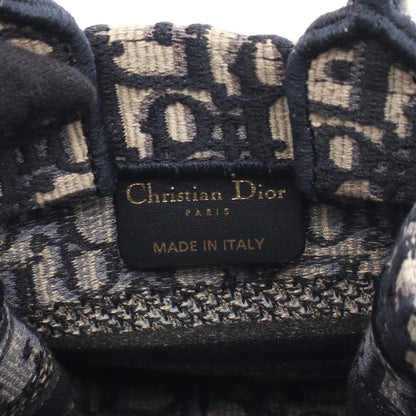 Dior Handbag Book Tote Tikal Mini Phone Oh Breek Navy Canvas Oh Oblique Cook