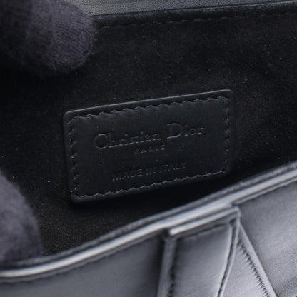 Dior Handbag Saddle Mini Black Leather Bag