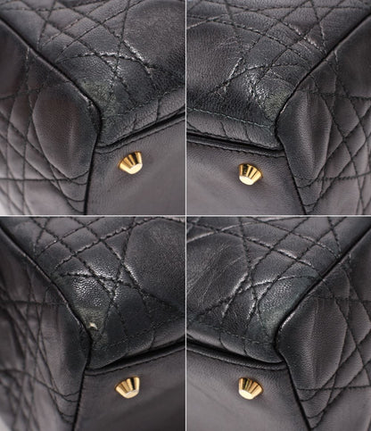 Dior 2-Way Shoulder Bag Dio Cannage LadyChristian