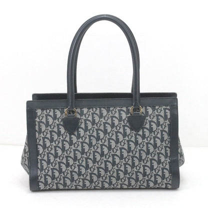 Dior Handbag Trotter Canvas Leather Vintage BO B Navy