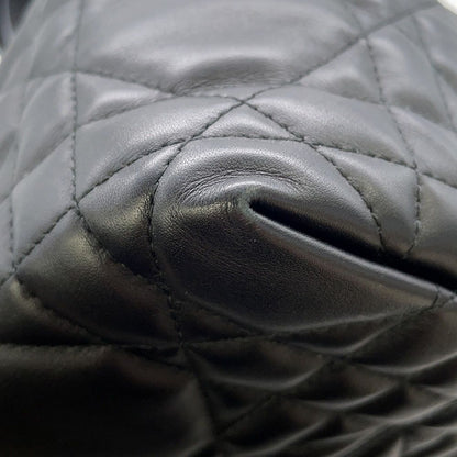 Dior Handbag Macro Cannage Toujour Leather Black
