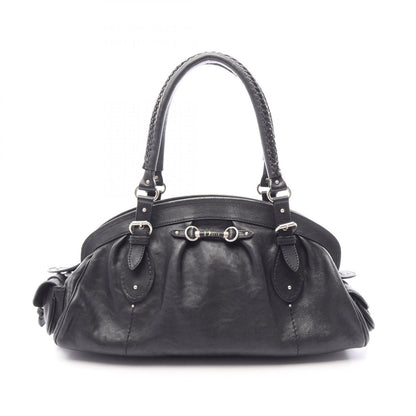 Dior Handbag My Frame Black Leather