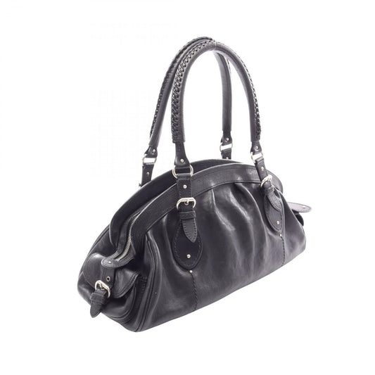 Dior Handbag My Frame Black Leather