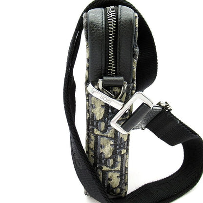Dior Oblique Messenger Pouch Jacquard Handbag Navy Gray Beauty