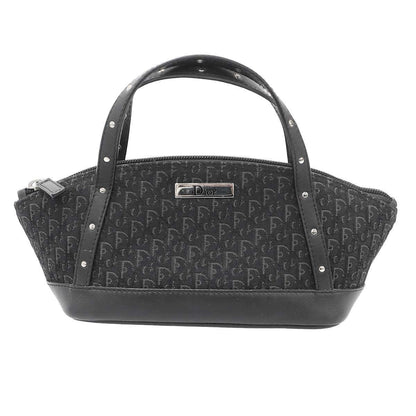 Dior Trotter Canvas Mini Handbag Pouch Black