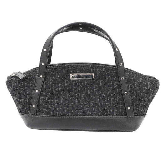 Dior Trotter Canvas Mini Handbag Pouch Black