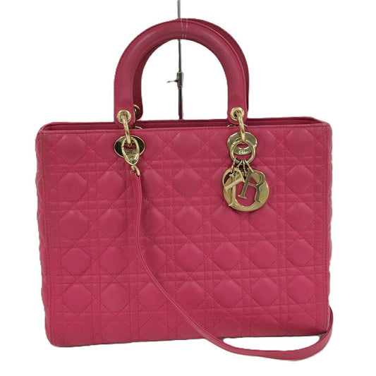 Dior Lady Dior Large Cannage 2-Way Handbag