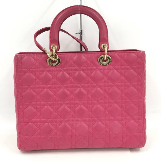 Dior Lady Dior Large Cannage 2-Way Handbag