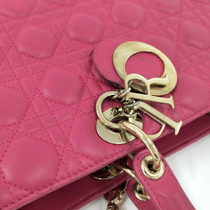 Dior Lady Dior Large Cannage 2-Way Handbag
