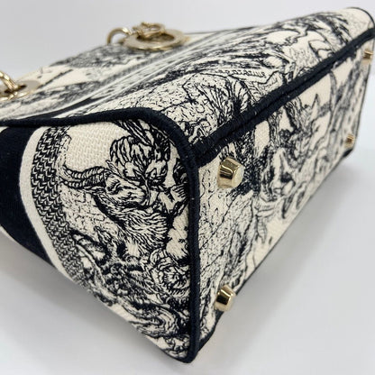 Dior Handbag Lady Embroidery 2-Way