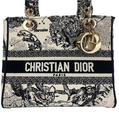Dior Handbag Lady Embroidery 2-Way