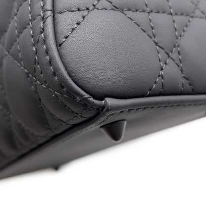 Dior Handbag Lady Ultra Matte Calfskin 2-Way Shoulder Black