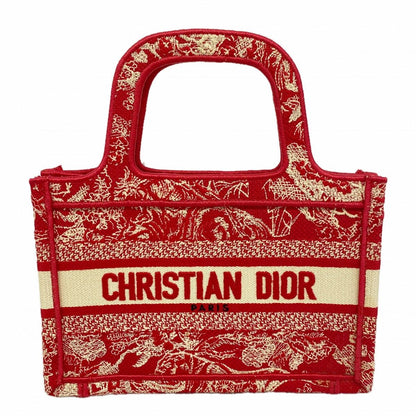 Dior Handbag Book Tote Mini Canvas Pink