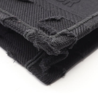 Dior Handbag Book Tote Mini Black Canvas