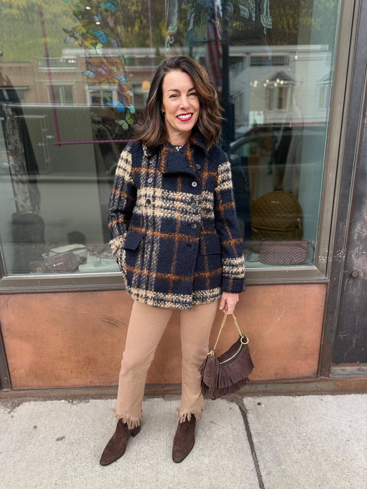 Hannes Plaid Jacket