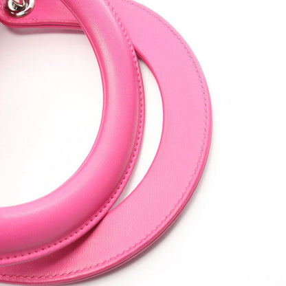 Dior Handbag Lady Cannage Fuchsia Pink Leather 2-Way Tote