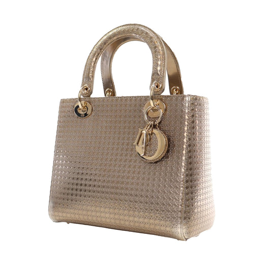 Dior Lady Dior Quilted Leather Handbag
