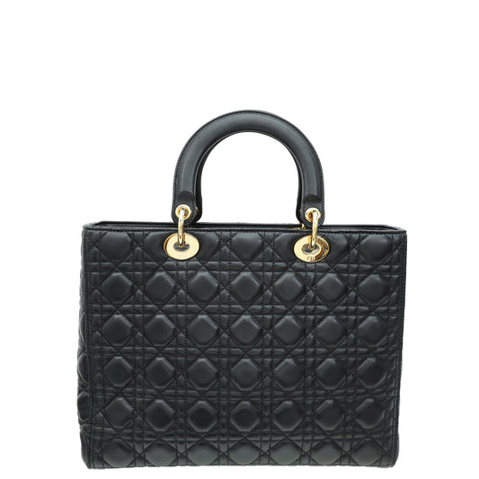 Dior Lady Dior Leather Handbag Style 47