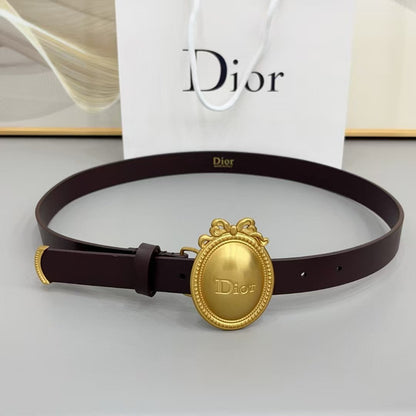 Dior Médaillon 6.5cm Belt Buckle 2.5cm Smooth Calfskin