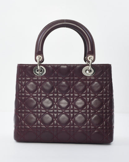 Dior Lady Dior Leather Handbag