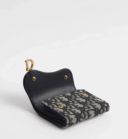 DIOR Saddle Lotus Wallet