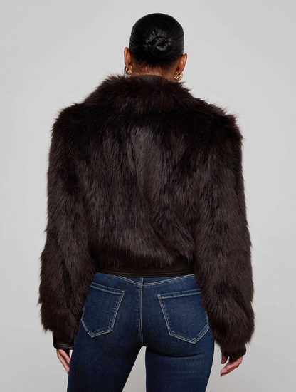 L'Agence Claira Faux Jacket