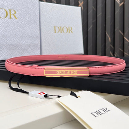 Dior 2026 ID Belt 15mm Smooth Calfskin