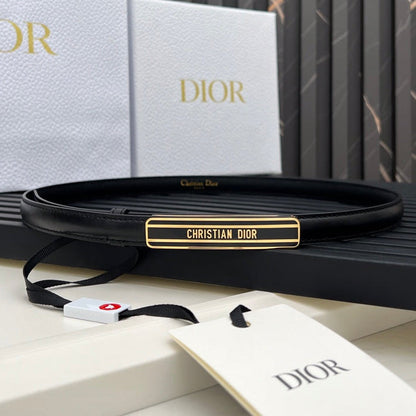 Dior 2026 ID Belt 15mm Smooth Calfskin