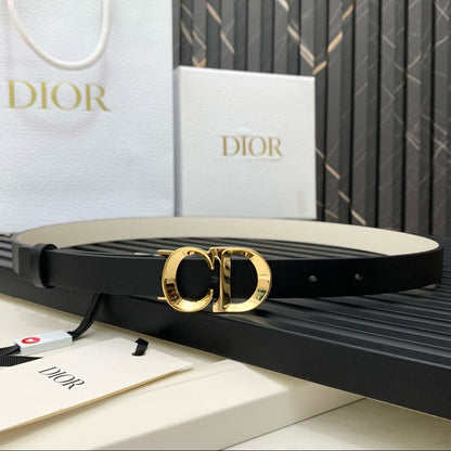 Dior 2026 Saddle Belt 25mm Calfskin