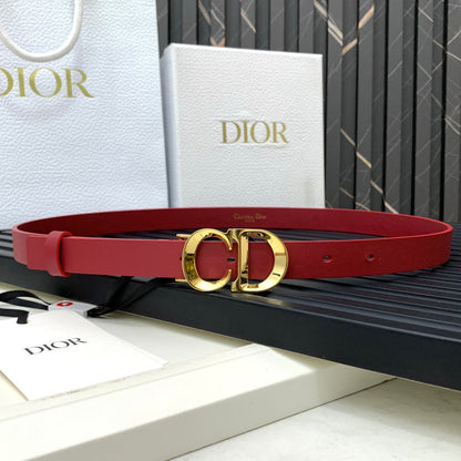 Dior 2026 Saddle Belt 25mm Calfskin